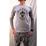古着で探してもなかなか無いレアなテイスト! ちょっとイカツイＴシャツが欲しかったんDEATH!サーマルロングスリーブ ENTER THE GATE (L, GRAY)