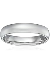 Men's Platinum Comfort-Fit Plain Wedding Band (5 mm)