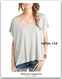 【Nation Ltd.】【ネーション】Cypress Teeルーズデザインカットソー【予約商品sng】 a-nation