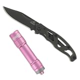 Gerber Knife with Pink LED