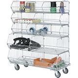 Stackable Bin Rack Removable Wire Bins