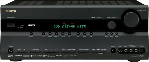 Onkyo TX SR 605 7.1 AV-Receiver (HDMI, TrueHD, DTS-HD) schwarz