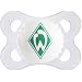 MAM 563910 - Original Schnuller, Football, Bundesliga: SV Werder Bremen, 0-7 Monate, Silikon