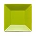 Waechtersbach Small Rimmed Square Plate, Set of 2, Kiwi