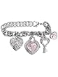 GUESS Stainless Steel Charm Bracelet Watch