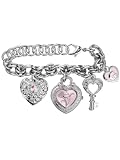 GUESS Stainless Steel Charm Bracelet Watch