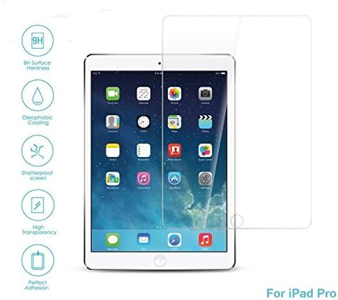 9.7-inch iPad Pro Tempered Glass Screen Protector, Universal Buying(TM) Ultra-Thin Explosion-proof Tempered Glass Screen Protector Film for New Release Apple iPad Pro 9.7 inch