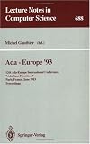 Ada-Europe '93: 12th Ada-Europe International Conference, Ada Sans Frontieres, Paris, France, June 14-18, 1993. Proceedings