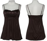 RAMPAGE Ruched Charmeuse Camisole