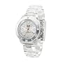 Ice-Watch Unisex CL.SR.U.P.09 Classic Collection Silver Dial Clear Plastic Watch