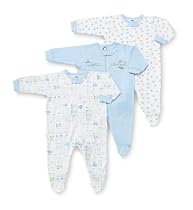 Gerber 3-Pack Zip Front Sleep 'N Play - Boys, 6-9 Months