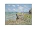 Cliff Walk at Pourville, 1882 by Claude Monet. Size 10.16 inches width by 8.12 inches height. High Quality Art Poster Print