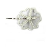 SG Paris Hair Pin 1Pair/Card White Blanc Hair Clips Hair Pin Plastic Summer Kid For the Princess Fashion Jewelry / Hair Accessories Flowers