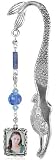 Pretty Mermaid Antique Silver Plated Metal Bookmark Gift Package 3 in 1& Multi Purpose Photo Frame Charm (9515)