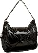 SONDRA ROBERTS NEW YORK Textured Leather Turnlock Hobo