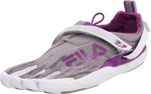 Fila Women's Skele-Toes 2.0 Slip-On Shoe,Zince/White/Striking Purple/Silver Birch,7 M US