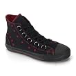 *DEVIANT-105, Canvas D-Ring Lace-Up High Top Sneaker