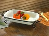 Review Over & Back  / Over & Back Company's Coming Rectangular Baker with Stand 11x17-in.