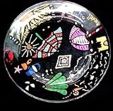 Beach Party Design - Hand Painted - Dinner/Display Plate - 10 inch diameter Beach Party Design - Hand Painted - Dinner/Display Plate - 10 in