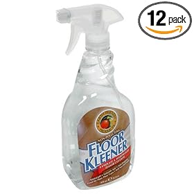 Earth Friendly Products Floor Kleener Laminate and Hardwood Floor Cleaner, 22-Ounce Spray Bottles  (Pack of 12)