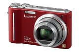 Panasonic - Lumix DMC-TZ7EF-R - Appareil photo compact numerique - 10,1 Mpix - Zoom optique 12x - Ecran LCD 3 - Stabilise - Grand Angle 25mm - Rouge