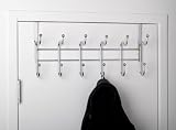 OVER THE DOOR HOOK- CHROME FINISH WITH 12 HOOKS