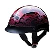 Half Helmets - Motorcycle Half Helmet 100 Tribal Red