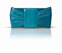 Banana Flame Eel Skin Butterfly Clutch Bag