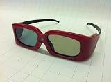 Future Cinema Eagle 510 - Red 3D DLP Link Active Shutter rechargeable Glasses for 3D ready projectors, Mitsubishi and Samsung DLP Link TV's Future Cinema Eagle 510 - Red 3D DLP Link Active Shutter rechargeable Glasses for 3D ready projectors, Mitsubishi and Samsung DLP Link TV's