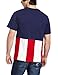 Captain America Cut & Sew Applique T-Shirt