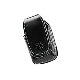 Naztech Ultima Case – Small and Medium Flip Phones – Samsung / LG / Motorola / Nokia / Sony Ericsson / Sanyo – Black