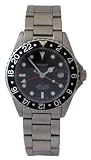 Bernex Swiss Made GMT Divers 300m Automatic Stainless Steel, Black dial, Sapphire glass, Bracelet Wrist Watch