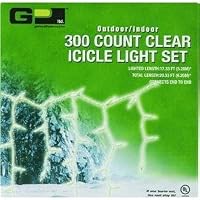 G P Ltd. DBX02-300002 Christmas Icicle Lights, Set of 300