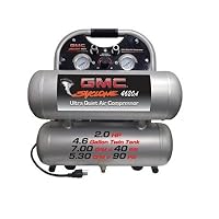 GMC SYCLONE 4620A Ultra Quiet & Oil Free Air Compressor