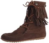 [ミネトンカ] MINNETONKA DOUBLE FRINGE FRONT LACE BOOT