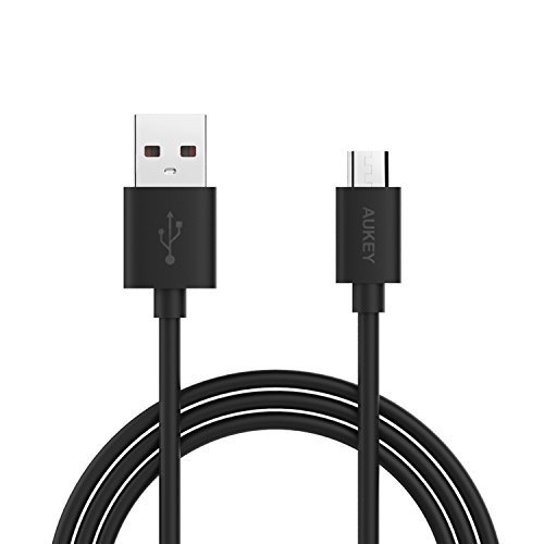Micro USB Cable, AUKEY Quick Charge Cable (10ft) With Gold-plated Pin Feet for HTC, LG G4, Samsung Galaxy S7/S6/Edge and More [Upgraded Version]