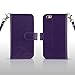 Gear Beast Wallet Case fits iPhone 6s / 6, Flip Cover Dual Folio Case Slim Protective PU Leather Case 7 Slot Card Holder Including ID Holder Inner Pockets Wristlet for Men and Women