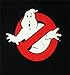 Ghostbusters Ghost Logo T-shirt (XXL) Black Glows in the Dark
