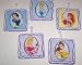 Set of 5 Purple Disney Princess Wall Hangings