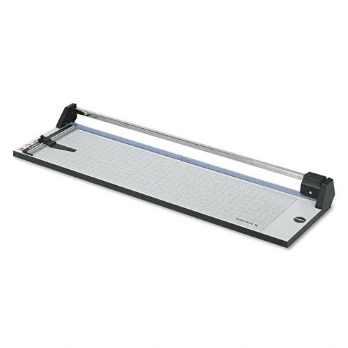 CARL Products - CARL - Industrial Paper Trimmer 10 Sheets Wood MDF Base 13 34 x 48 - Sold As 1 Each - Premium trimmer specially designed for medium volume office and classroom applications - Sturdy 3 12 thick wood MDF base features preset measurements for