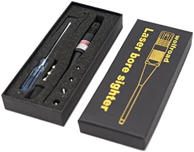 Wolfroad Tactical Red Dot Laser Bore Sighter .22 to .50 Caliber Hunting Sight