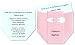 Diaper Baby Baptism Invitation for Baby Girl