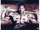 Bo Jackson 'Bo Knows' Pose' 16x20 Autographed Black and White Photograph