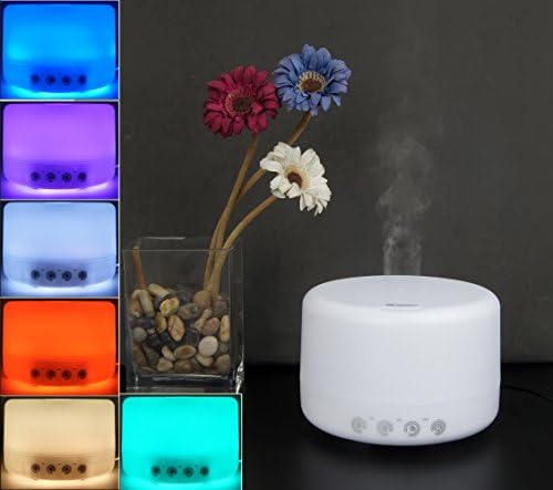 Gooray 500ml Colorful LED Touching Switch Humidifier 2.4mhz Negative Ions Essential Oil Diffuser Air Humidifier Aroma Diffuser