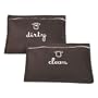 Sugarbooger Diaper Bag Organizer Pouches, Linen Chocolate