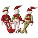 MEDIUM SOCK ELF SET/3. ACRYLIC YARN AND MAGNET.