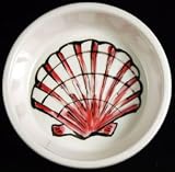 Melia Economical Dapper Cat Bowl -Scallop Shell Design- SMALL