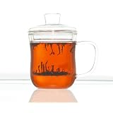 Grosche- Kent Infuser Teamug - Tea Cup; 400 Ml 13.5 Fl. Oz Capacity, A Glass Teapot In A Cup!by Grosche