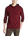 John Varvatos Star USA Men's Pullover Raw Cut Edges Hoodie Sweatshirt Sweatshirt