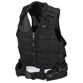 Lowepro Deluxe Belt & Vest Kit L/XL Fits Waist Sizes 44 to 56 in